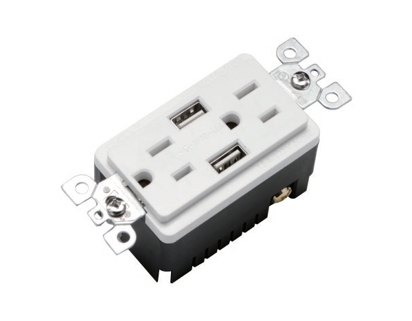 5-15R带USB(4.0A)墙壁式插座